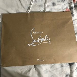 Christian Louboutin shopping bag. Original.